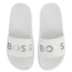 Chinelos log&oacute;tipo em relevo BOSS 
                    BOY