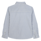 Camisa de algod&atilde;o &agrave;s riscas KENZO KIDS 
                    BOY