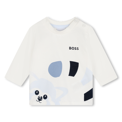 T-shirt panda-vermelho BOSS BOY