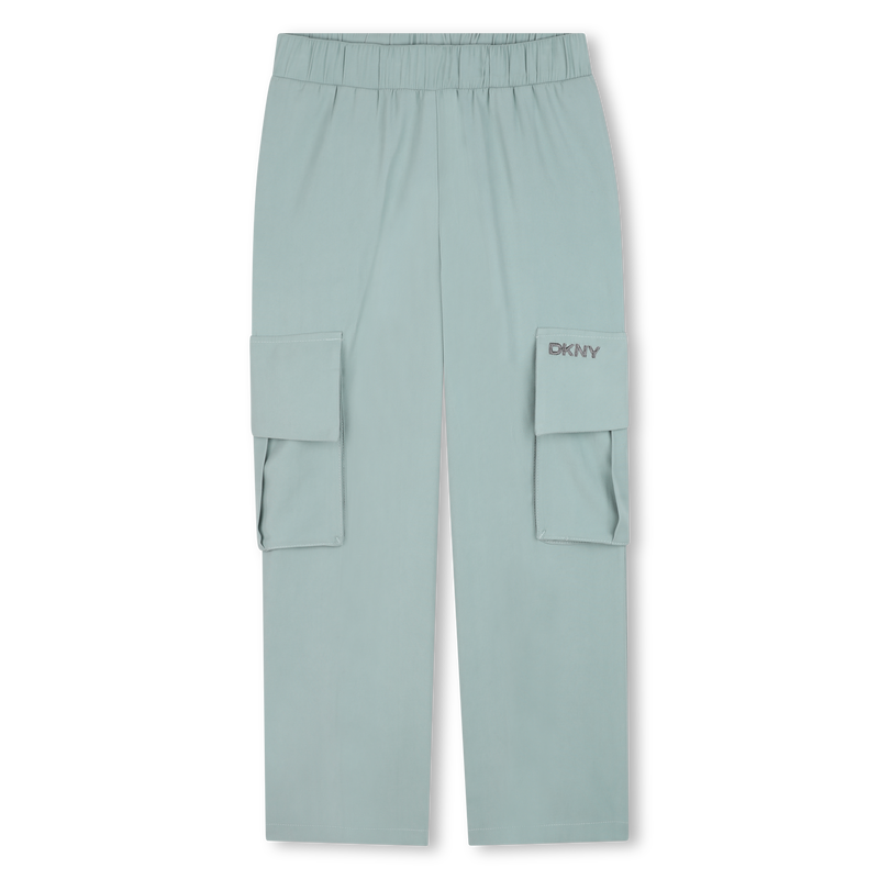 Calças largas fluidas DKNY 
                    GIRL