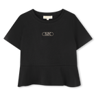 T-shirt de manga curta, PRETO, hi-res