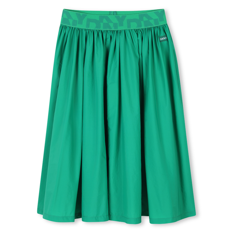 Saia midi com cintura el&aacute;stica DKNY 
                        GIRL