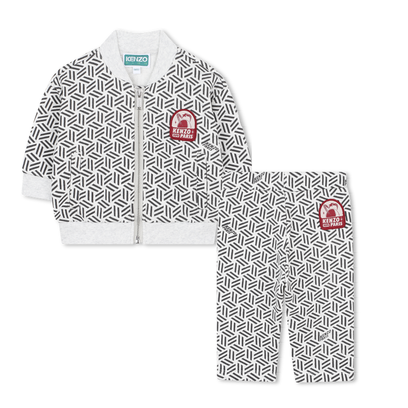 Conjunto de cardigã e calças KENZO KIDS 
                    BOY