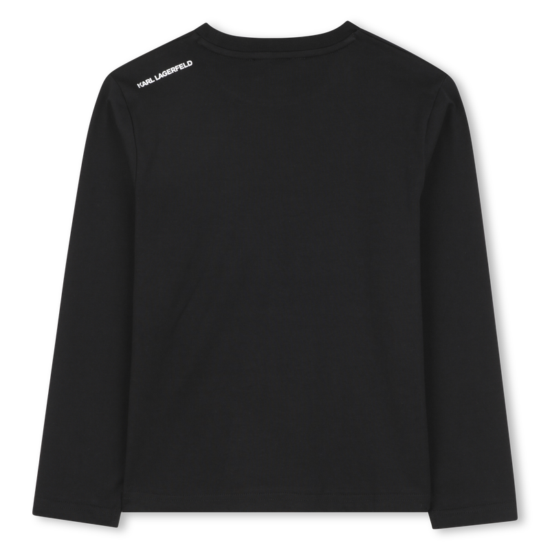 Camiseta de manga comprida KARL LAGERFELD KIDS 
                        BOY