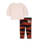 Conjunto de camiseta e legging KENZO KIDS 
                    MENINA
