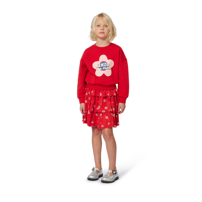 Moletom de lã não escovada KENZO KIDS 
                    GIRL