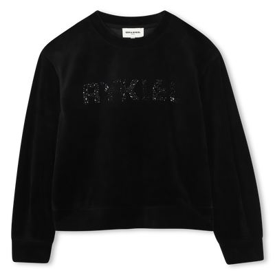 Moletom de veludo SONIA RYKIEL GIRL