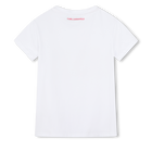 T-shirt com lantejoulas KARL LAGERFELD KIDS 
                    GIRL
