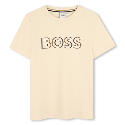 T-shirt manga curta em algod&atilde;o BOSS BOY