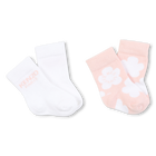 Conjunto de 2 pares de meias de malha KENZO KIDS 
                    UNISEX