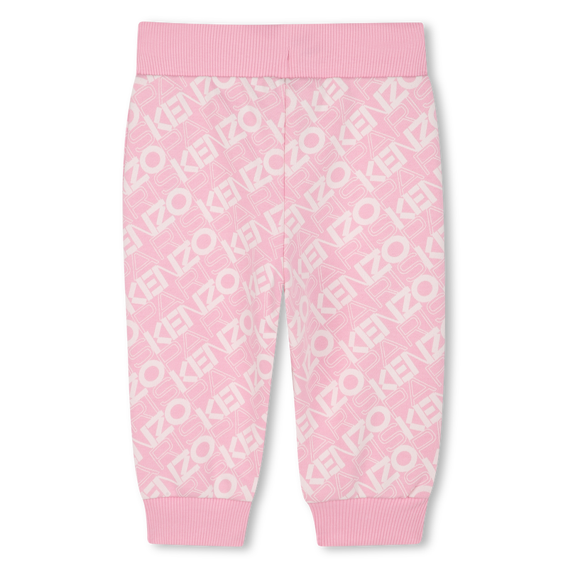 Cardigã e calças de moletão KENZO KIDS 
                    GIRL