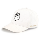 Bon&eacute; ajust&aacute;vel de algod&atilde;o KARL LAGERFELD KIDS 
                    MENINA