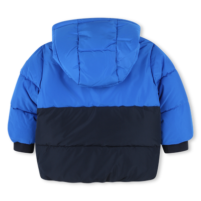 Blusão penas bicolor com capuz BOSS BOY