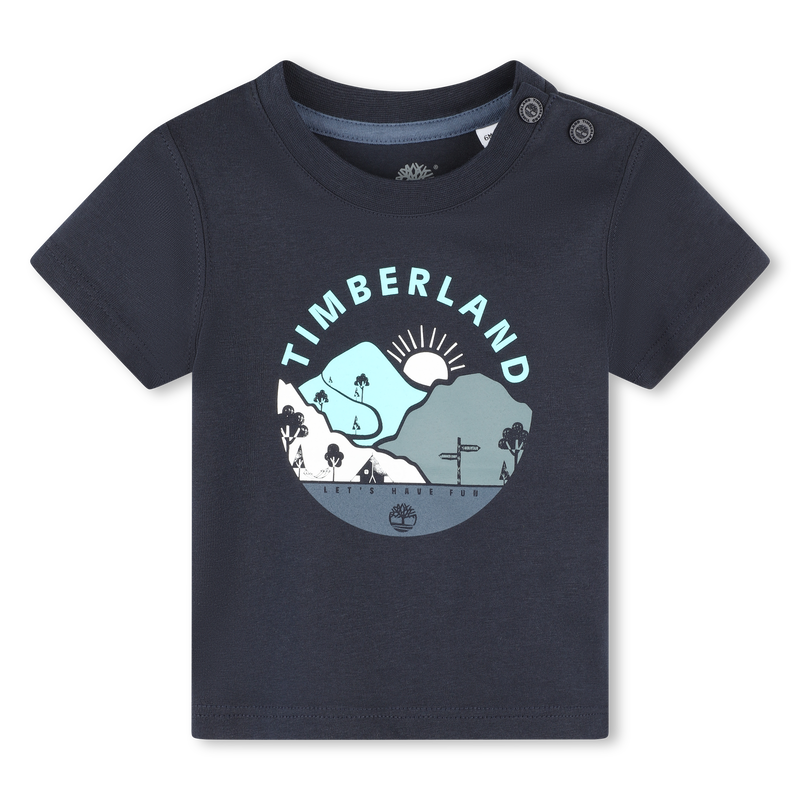 Short-Sleeved Cotton T-Shirt TIMBERLAND 
                    BOY