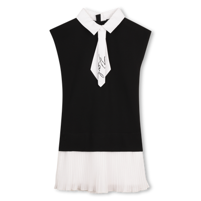 VESTIDO DE MANGA CURTA KARL LAGERFELD KIDS GIRL