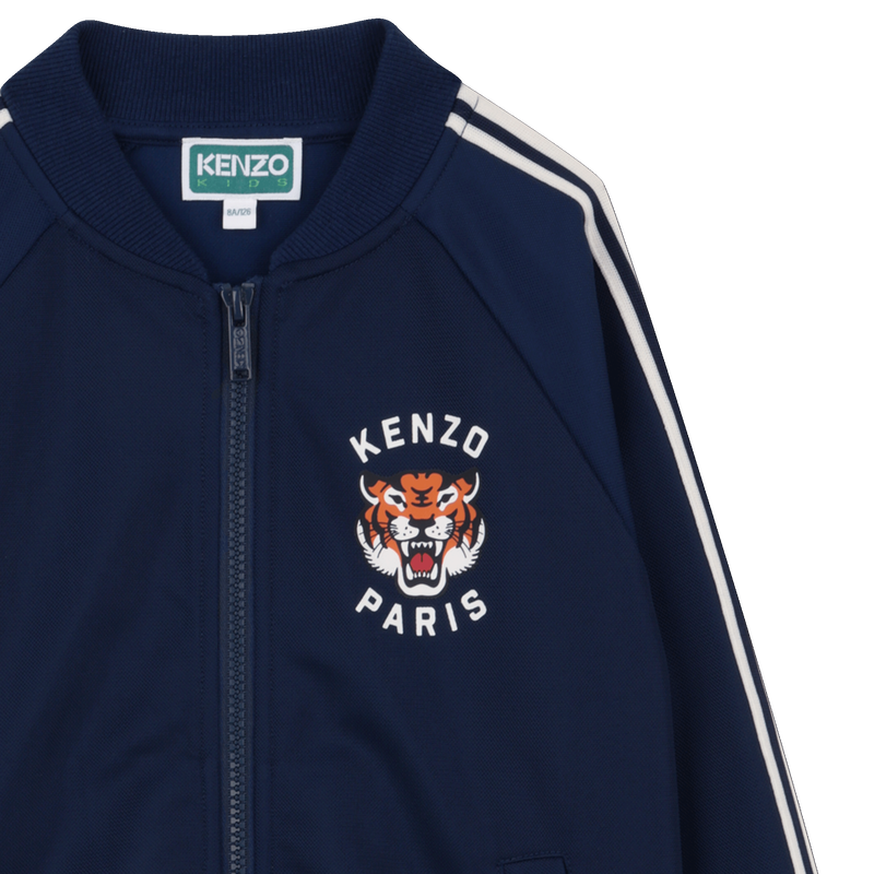 CAMISOLA DE JOGGING COM FECHO ZIP KENZO KIDS 
                        UNISEX
