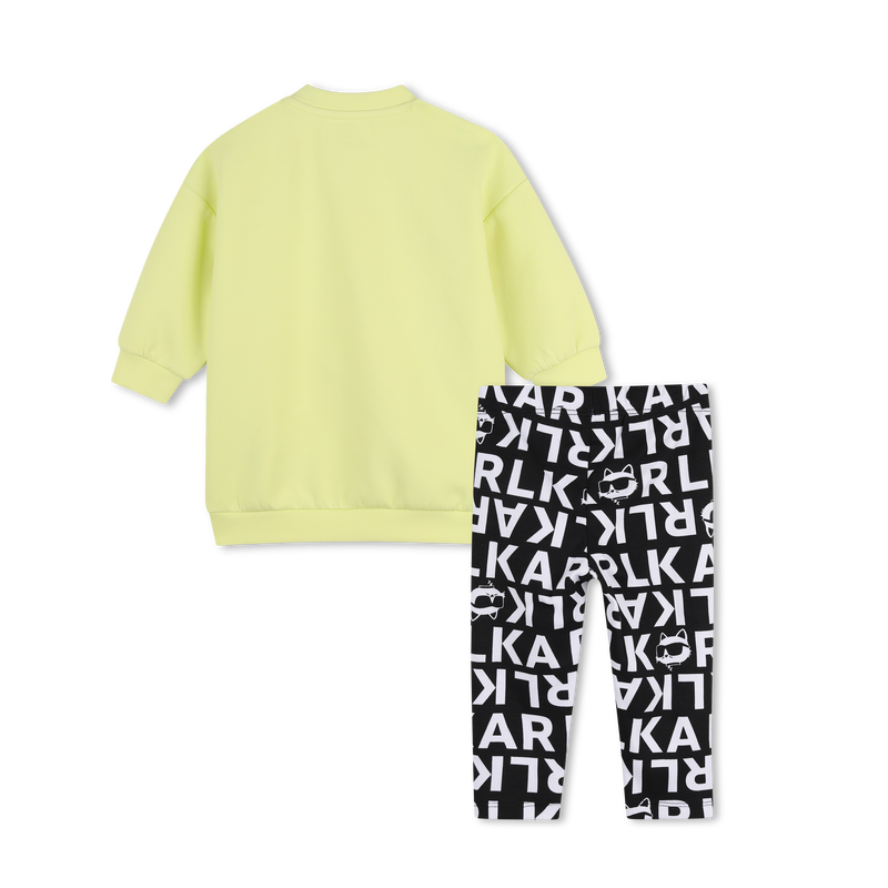 Conjunto de vestido e cal&ccedil;a KARL LAGERFELD KIDS 
                        MENINA