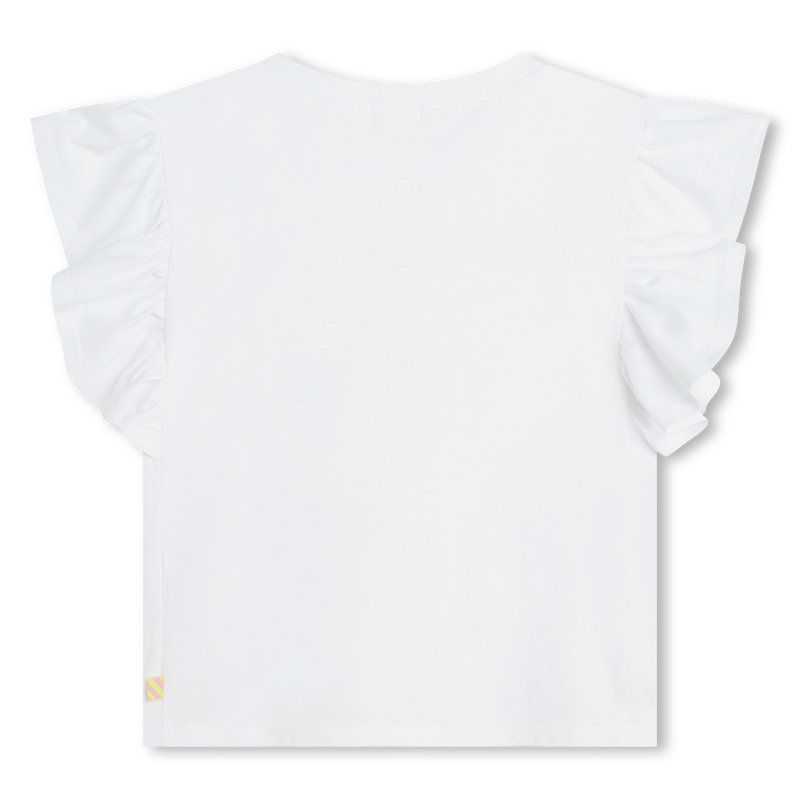 T-shirt com folhos BILLIEBLUSH 
                    GIRL