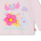 T-shirt algod&atilde;o manga comprida BILLIEBLUSH 
                    GIRL