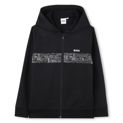 Cardigan com capuz BOSS MENINO