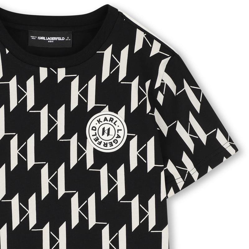 Camiseta de mangas curtas KARL LAGERFELD KIDS 
                        BOY