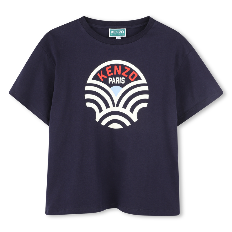 T-shirt manga curta em algod&atilde;o KENZO KIDS 
                        BOY