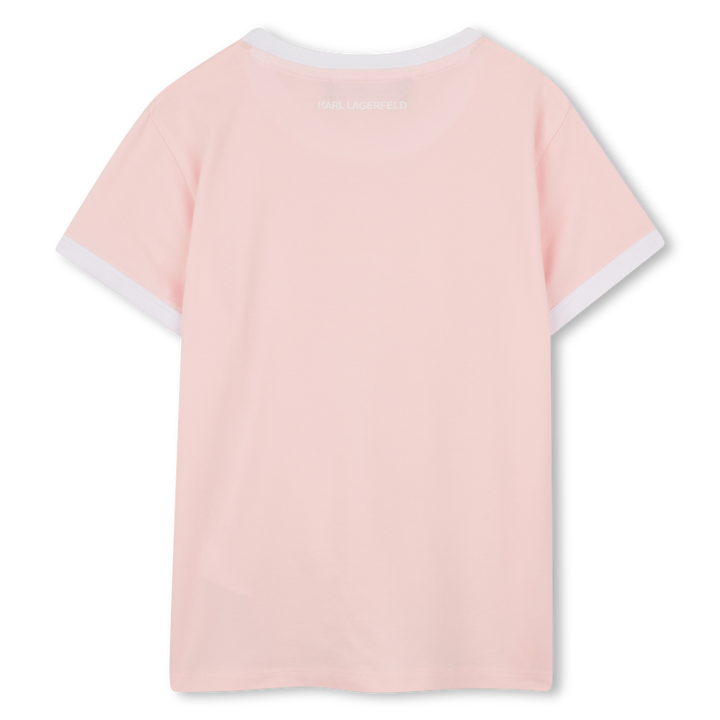 T-SHIRT DE MANGA CURTA KARL LAGERFELD KIDS 
                        GIRL