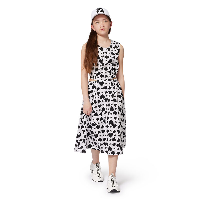 Printed cotton dress DKNY 
                    GIRL