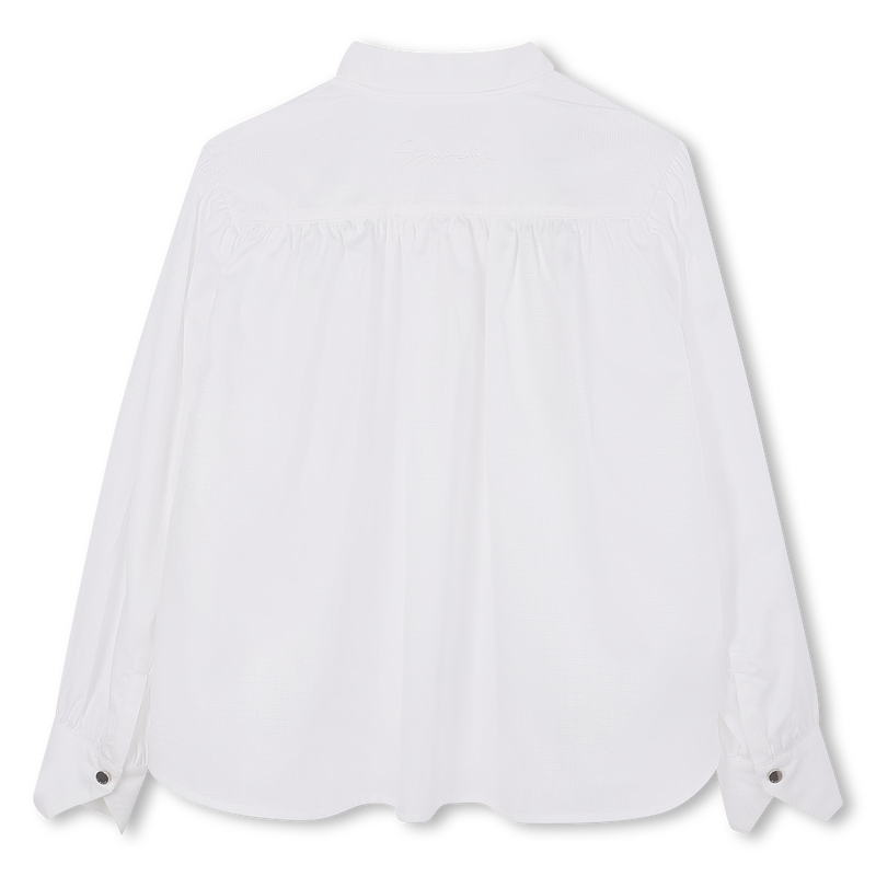 Camisa jacquard de algodão GIVENCHY 
                    GIRL