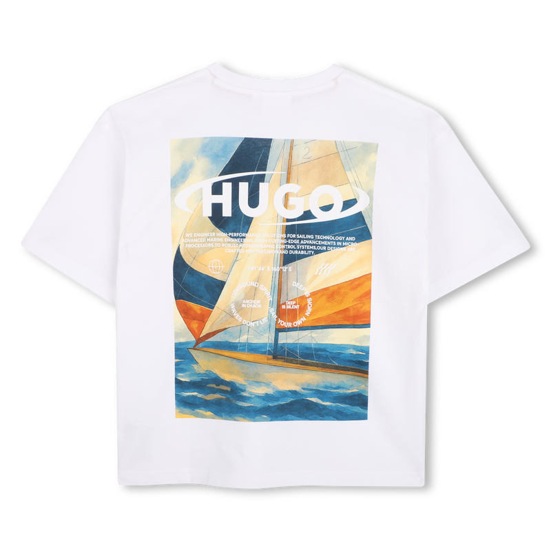 Camiseta de mangas curtas HUGO 
                        BOY