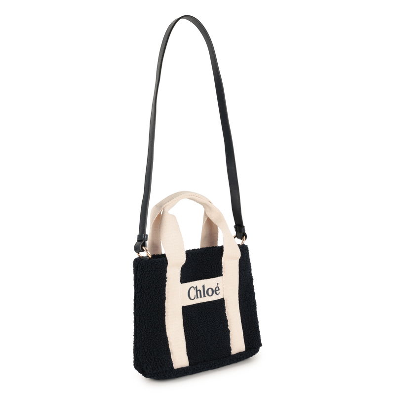 Sacola em lã de pele de carneiro CHLOE 
                        GIRL