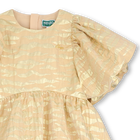 Vestido de cerim&ocirc;nia e scrunchie KENZO KIDS 
                    MENINA