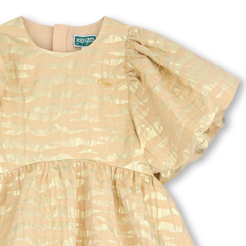 Vestido de cerim&ocirc;nia e scrunchie KENZO KIDS 
                        MENINA