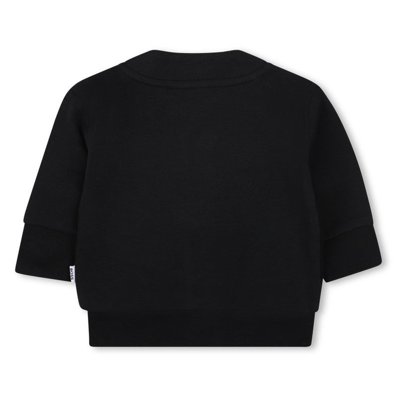 Cardigan com fecho de bot&atilde;o BOSS 
                        BOY