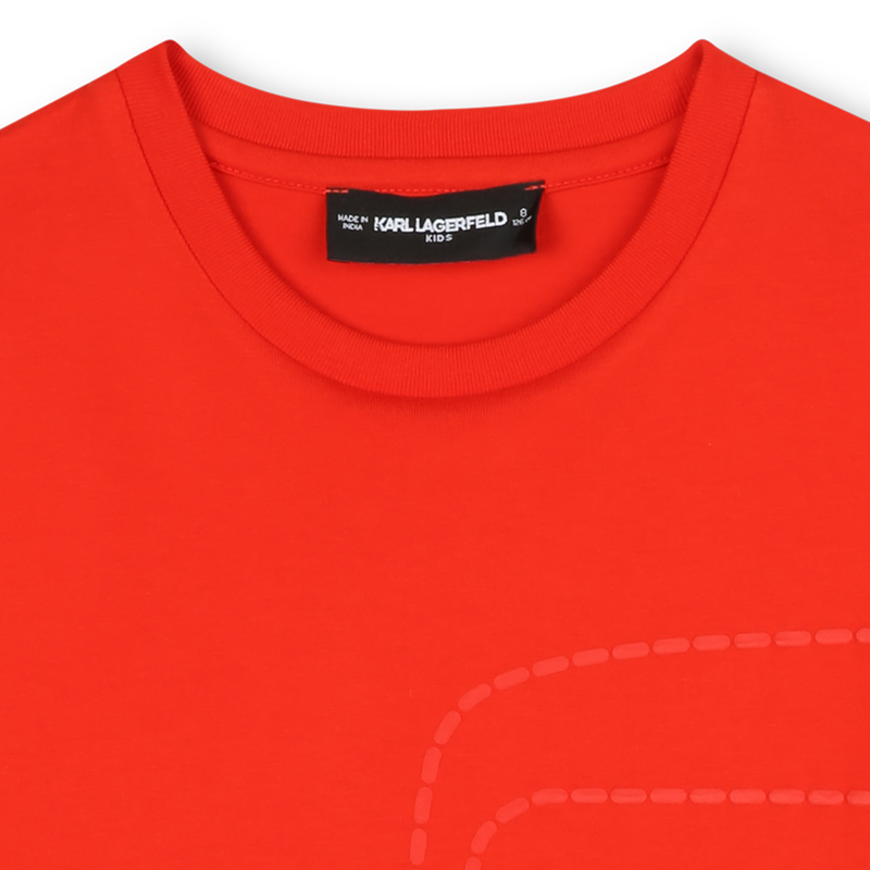 T-shirt de manga curta KARL LAGERFELD KIDS 
                    BOY