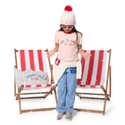 Camiseta de mangas curtas KIDS AROUND 
                    GIRL