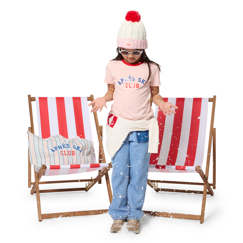 Camiseta de mangas curtas KIDS AROUND 
                        GIRL