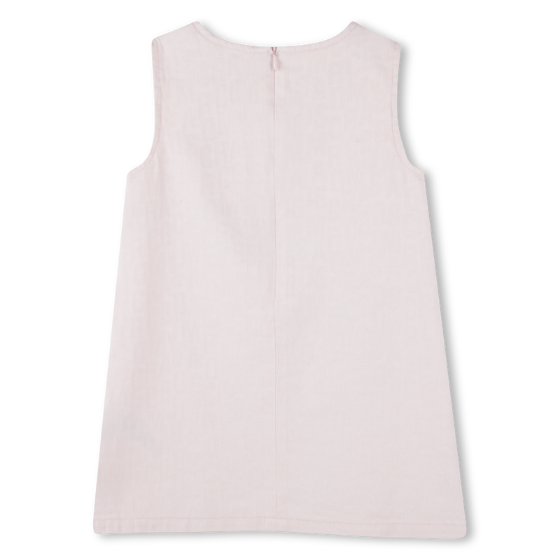 Vestido de algod&atilde;o sem mangas MARC JACOBS 
                        GIRL