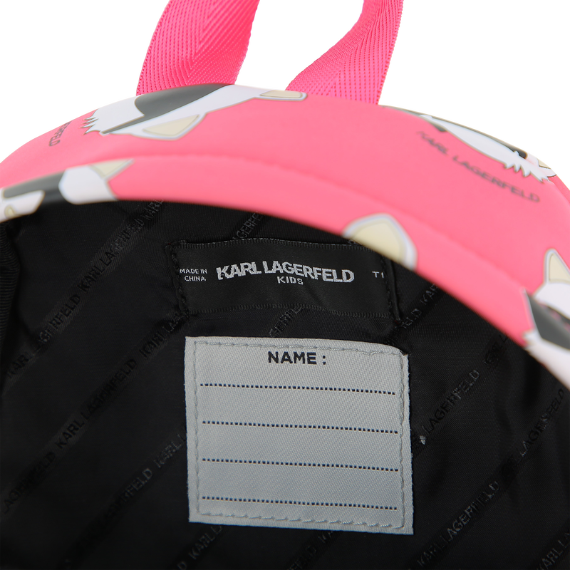 Mochila pequena KARL LAGERFELD KIDS 
                    GIRL