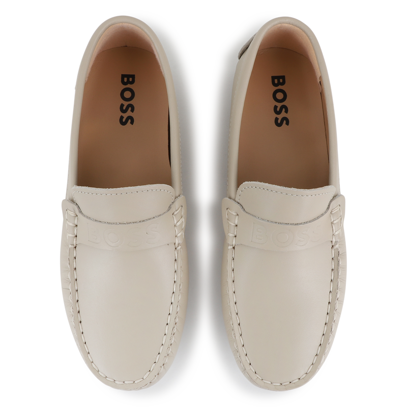 Mocassins em pele BOSS 
                    BOY