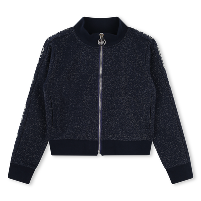 Cardig&atilde; molet&atilde;o e lantejoulas MICHAEL KORS GIRL