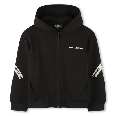 Cardigan com capuz KARL LAGERFELD KIDS BOY