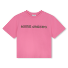 T-shirt de manga curta, ROSA FUCHSIA, hi-res