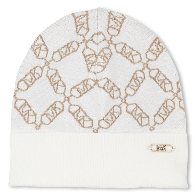 Gorro de malha com jacquard MICHAEL KORS 
                    GIRL