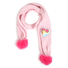 Cachecol com pompom BILLIEBLUSH 
                    MENINA