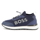 T&ecirc;nis com cadar&ccedil;os el&aacute;sticos BOSS 
                    BOY