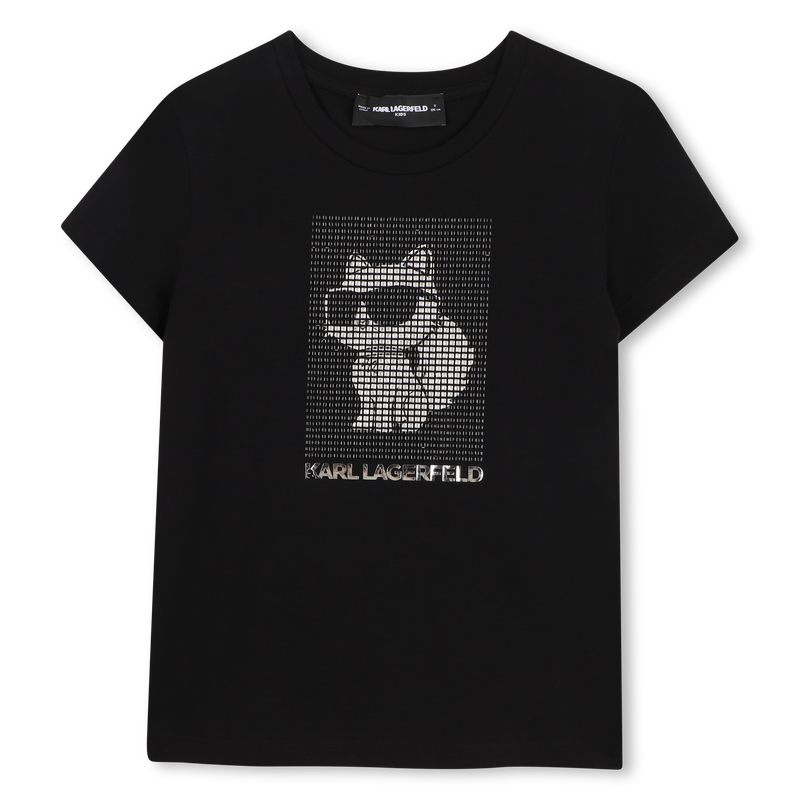 T-SHIRT DE MANGA CURTA KARL LAGERFELD KIDS 
                        GIRL