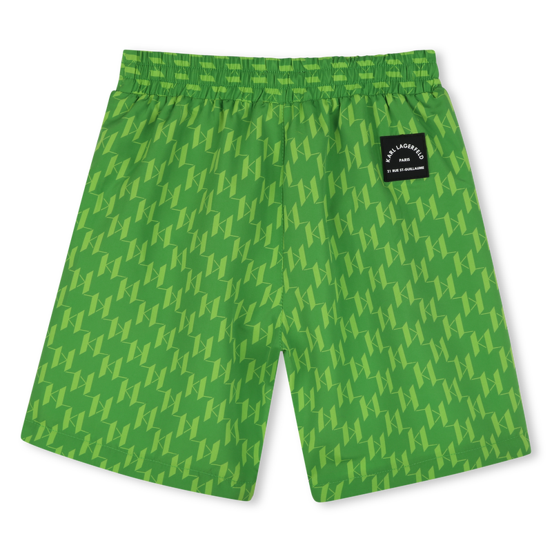 Cal&ccedil;&atilde;o de banho com bolsos KARL LAGERFELD KIDS 
                        BOY