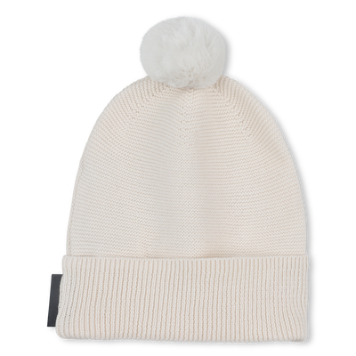 Gorro de malha com pompom KARL LAGERFELD KIDS UNISEX