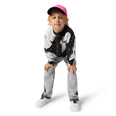 Jeans em algod&atilde;o maiorit&aacute;rio MARC JACOBS BOY